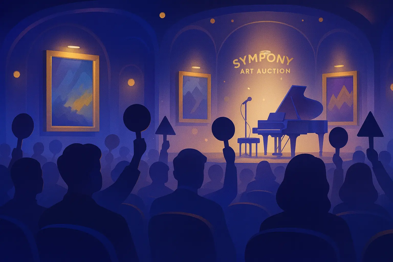 Charity auction artwork preview